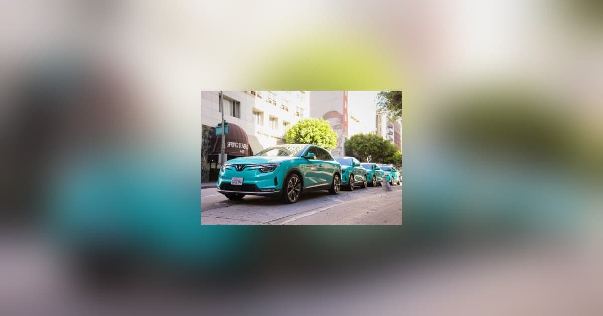 Green SM lanza un servicio de taxi totalmente eléctrico en Los Ángeles, marcando su primera entrada en Norteamérica
