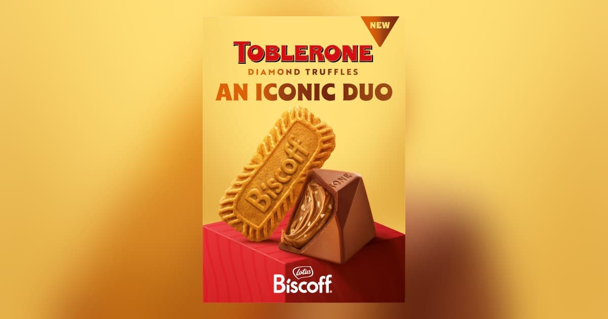 Toblerone y Biscoff unen fuerzas para crear nuevos Diamond Truffles, marcando el primer lanzamiento global en Costco