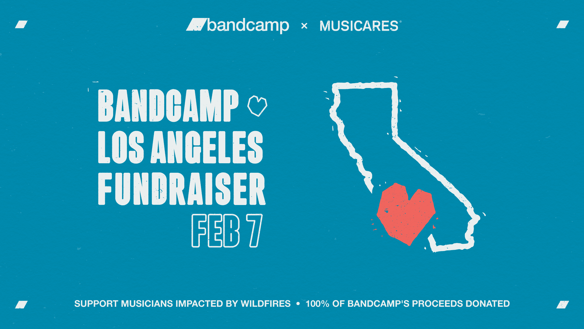 Bandcamp moviliza el apoyo de la industria musical para la ayuda por los incendios forestales de California