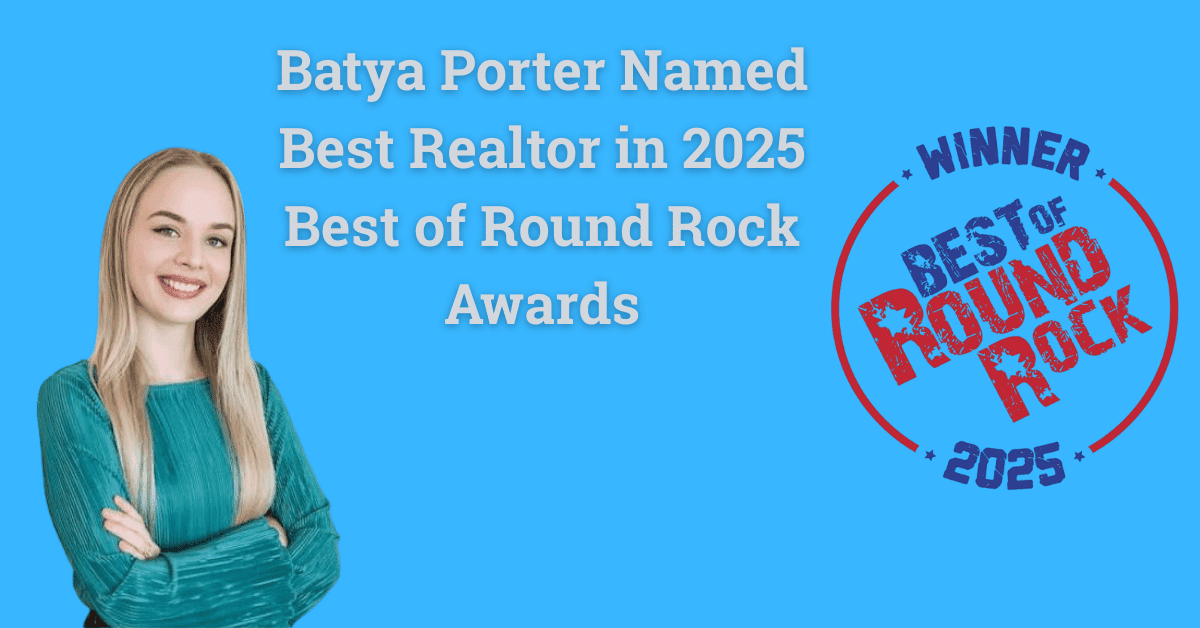 Batya Porter nombrada Mejor Agente Inmobiliario en los Premios Mejor de Round Rock 2025