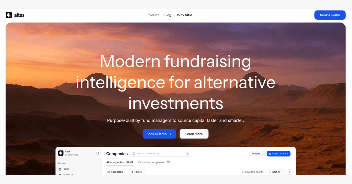 Altss Alcanza 9.000 Family Offices en su Base de Datos y Anuncia Expansión a Cobertura Completa de LP