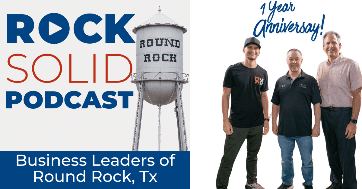 El Podcast Rock Solid Round Rock Celebra su Primer Aniversario con 52 Episodios que Destacan el Crecimiento del Centro de Texas