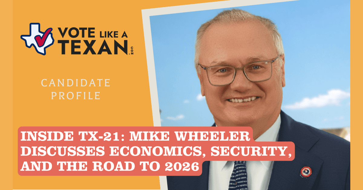 Michael Wheeler delinea las prioridades del Congreso en la nueva serie de educación electoral de Texas