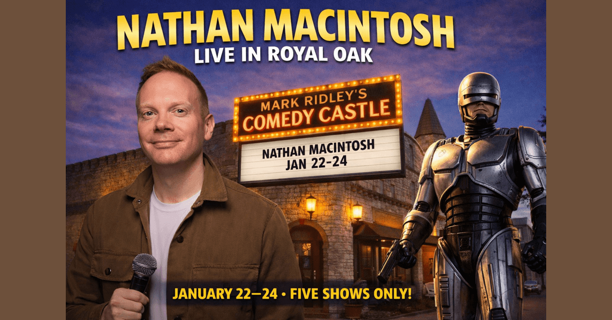 Nathan Macintosh regresa al Comedy Castle de Mark Ridley para una serie de funciones de fin de semana con entradas agotadas