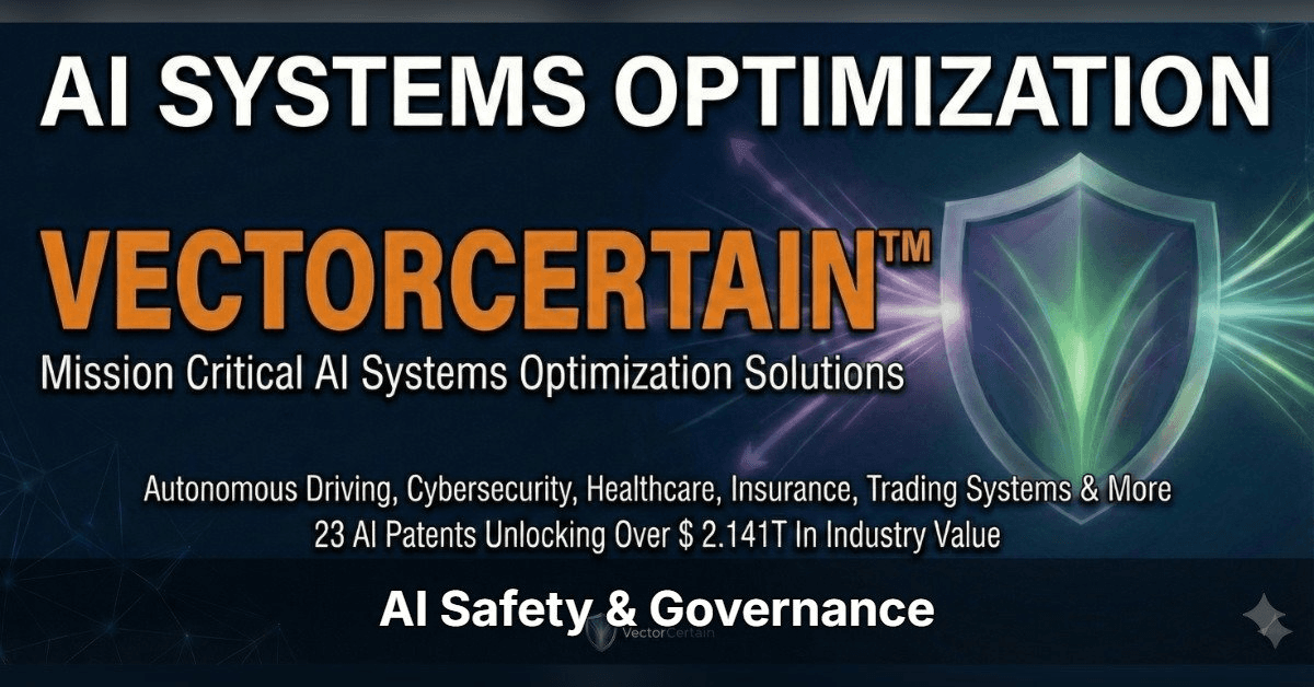 Estudio Histórico Valida el Enfoque de VectorCertain para la Gobernanza de Agentes de IA