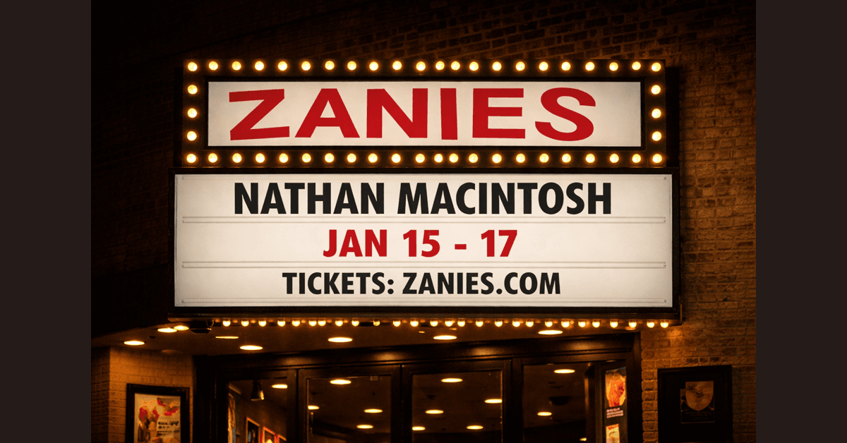Nathan Macintosh regresa a Zanies Chicago para una limitada serie de cinco funciones