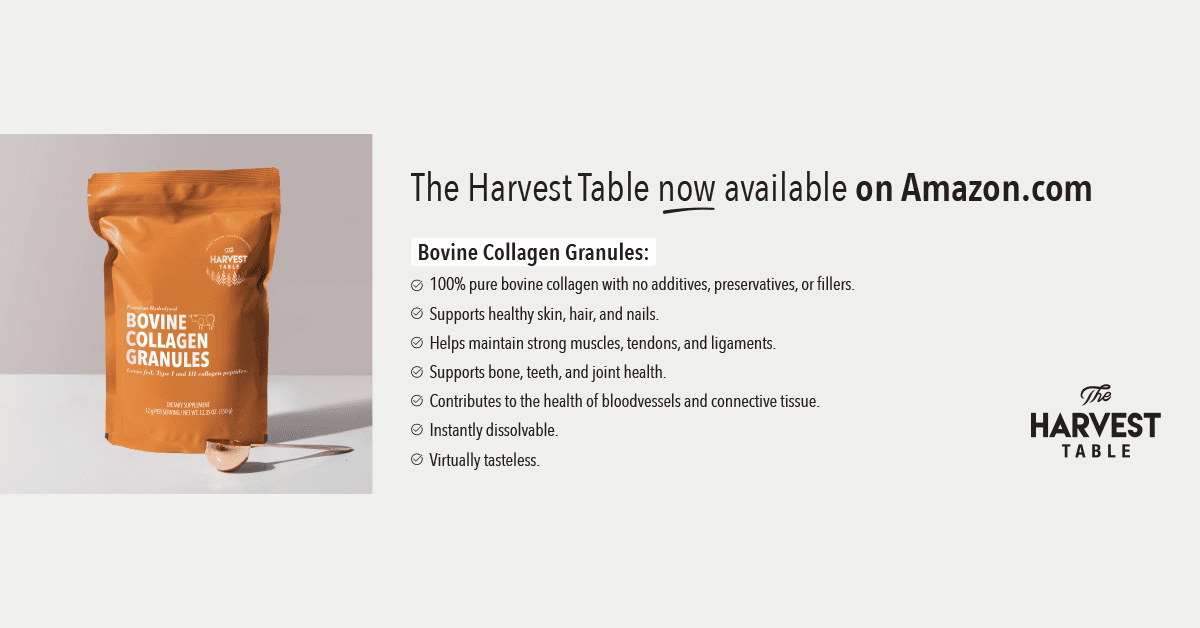 La marca sudafricana de bienestar The Harvest Table lanzará colágeno limpio y productos a base de plantas en Amazon