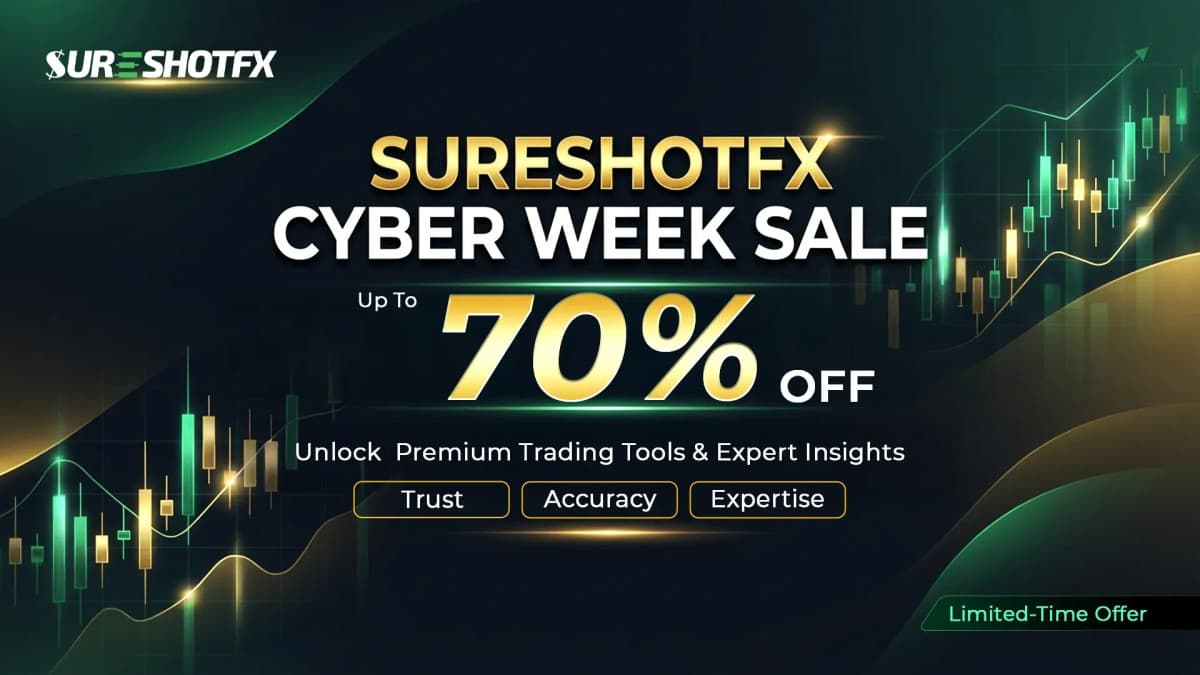SureShotFX lanza la Semana Cibernética con descuentos de hasta el 70% en sus señales de trading VIP