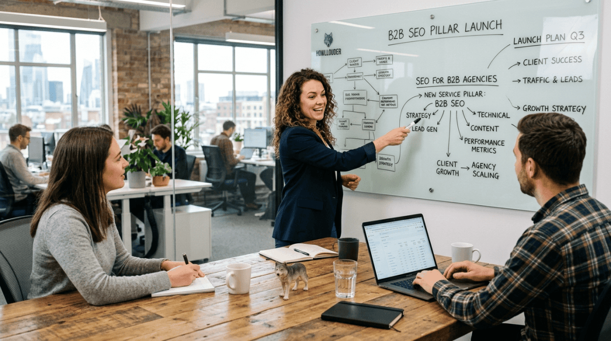 Howl Louder Marketing lanza servicio de Optimización para Motores Generativos para visibilidad en búsqueda AI B2B