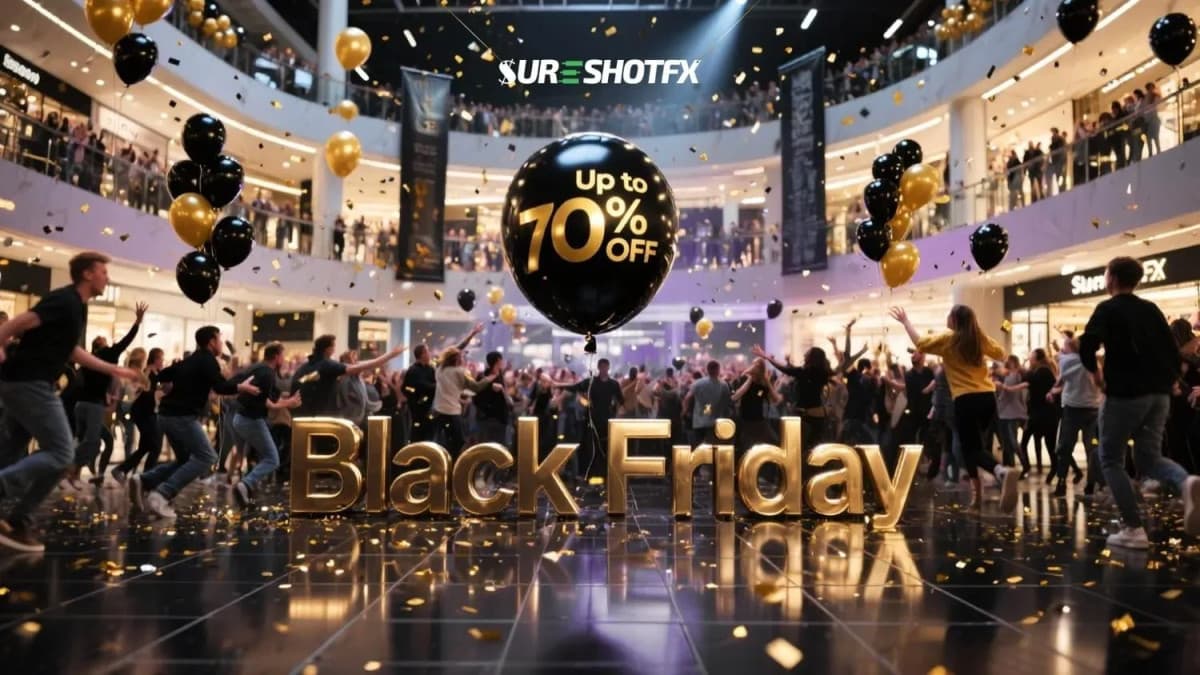 SureShotFX Ofrece Descuentos de Hasta 70% en Planes VIP Durante su Mega Venta de Black Friday 2025