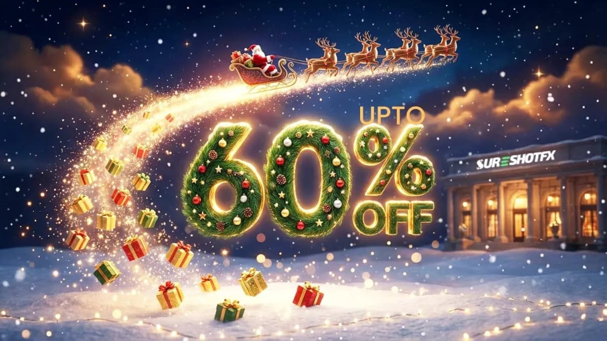 SureShotFX Lanza Ofertas de Trading Navideñas 2025 con Descuentos de hasta el 60% en Señales Premium