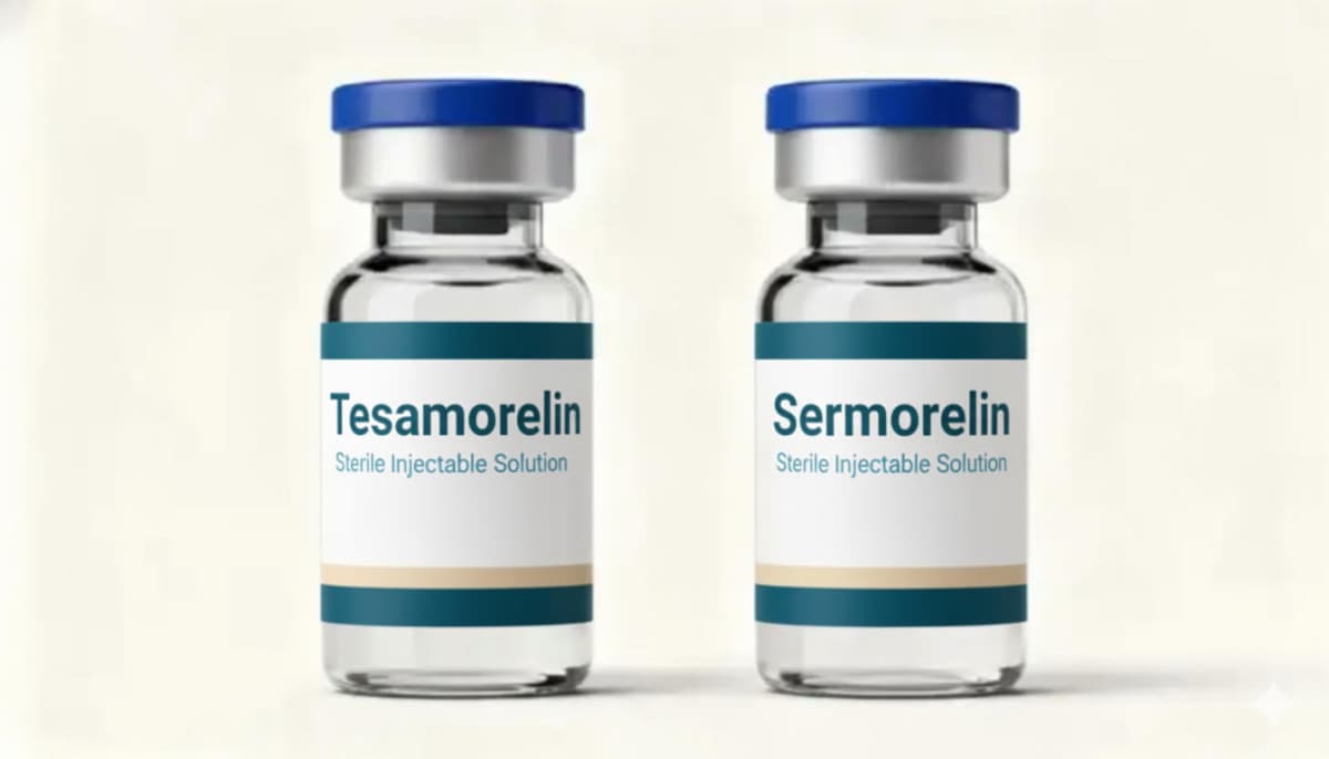 Tesamorelin y Sermorelin: Péptidos Liberadores de Hormona de Crecimiento Distintos con Diferentes Aplicaciones de Investigación