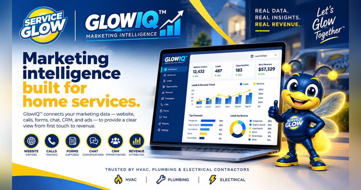Service Glow lanza GlowIQ para conectar el gasto en marketing con los ingresos cerrados en servicios para el hogar