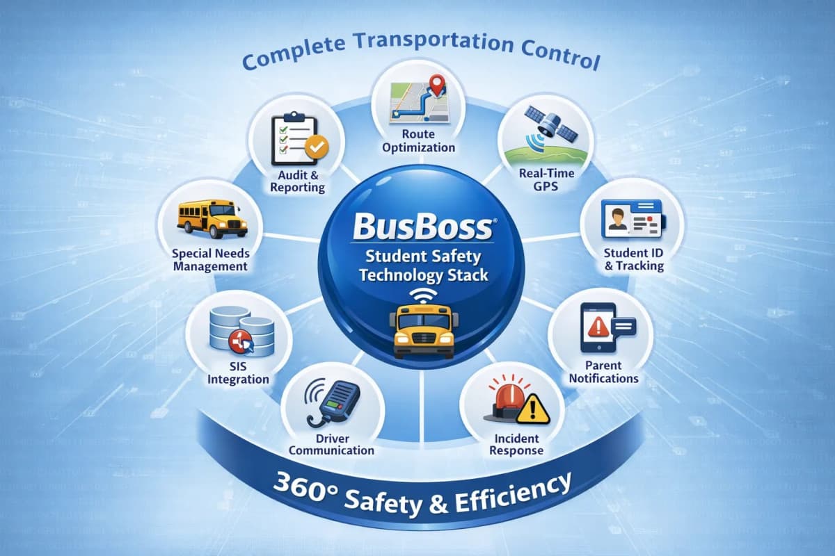 BusBoss Lanza un Conjunto Integral de Tecnología para la Seguridad Estudiantil en el Transporte Escolar