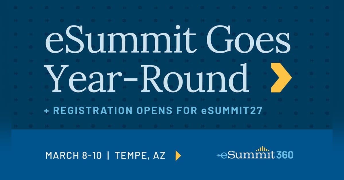 SERI amplía eSummit a un programa anual y abre las inscripciones para eSummit27