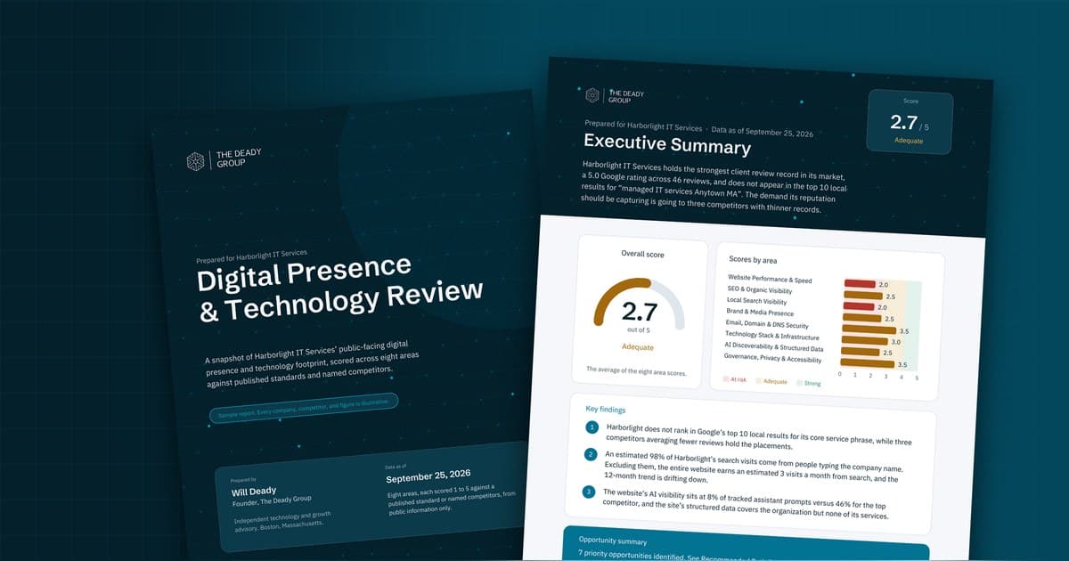 The Deady Group amplía sus servicios de asesoría para incluir crecimiento y presencia digital, y lanza una revisión gratuita