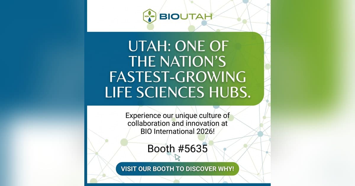 Industria de Ciencias de la Vida de Utah se Presentará en la Convención Internacional BIO con Pabellón Co-organizado por BioUtah y Socios
