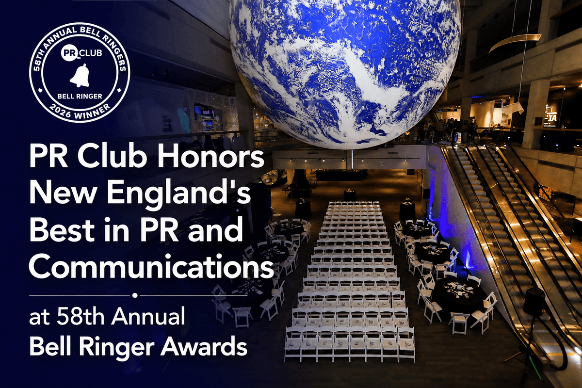PR Club honra a los mejores de Nueva Inglaterra en relaciones públicas y comunicaciones en los 58.º Premios Anuales Bell Ringer