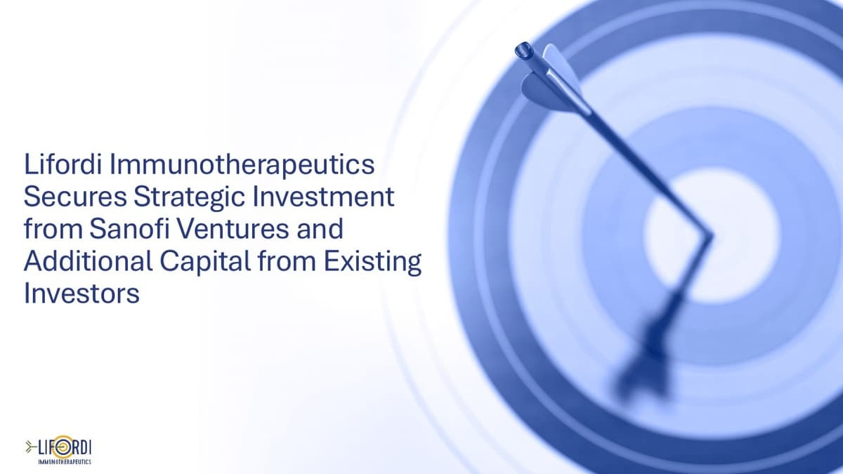 Lifordi Immunotherapeutics Obtiene una Inversión de 112 Millones de Dólares para Avanzar en el Tratamiento de Enfermedades Autoinmunes