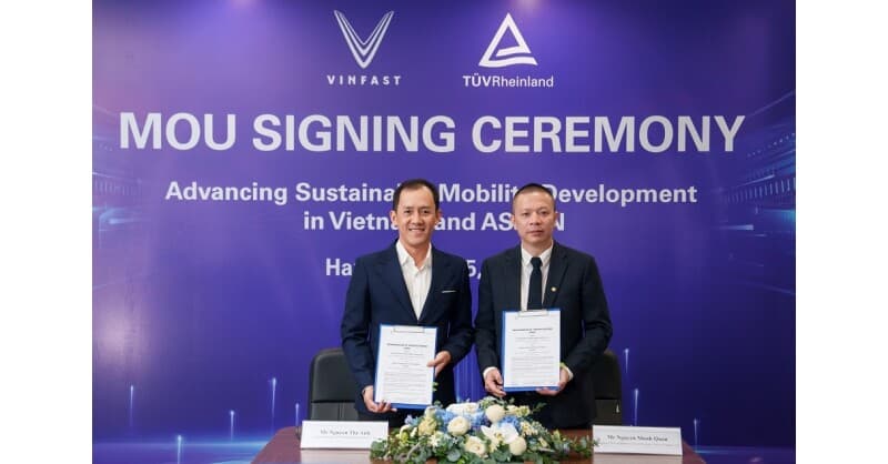 VinFast se asocia con TÜV Rheinland para potenciar las capacidades de pruebas automotrices en Vietnam