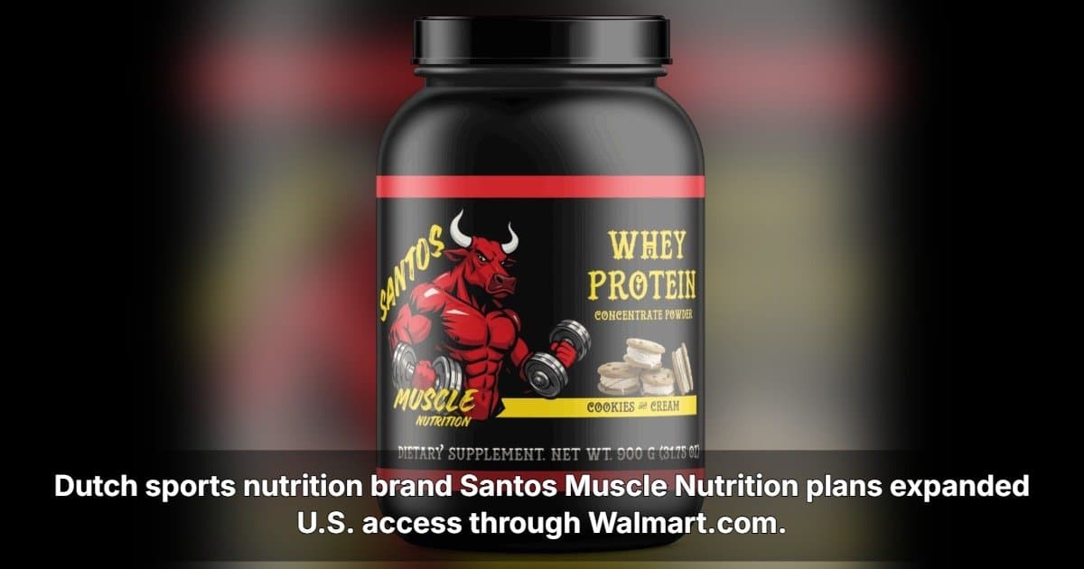 Santos Muscle Nutrition Anuncia su Expansión en Estados Unidos a través del Lanzamiento en Walmart.com