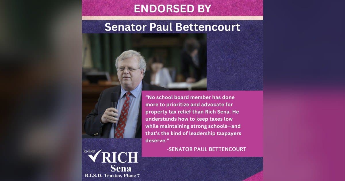 Rich Sena, fideicomisario de Boerne ISD, busca la reelección citando el legado familiar y el compromiso con 11,200 estudiantes