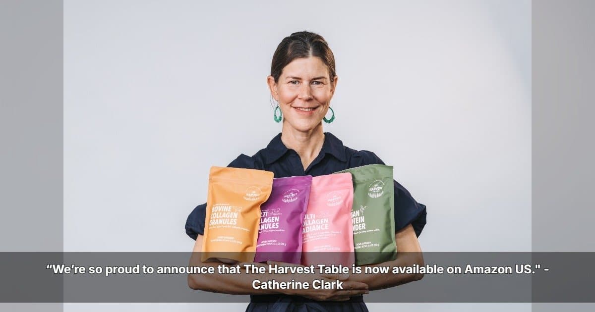 The Harvest Table lanza su línea completa de productos en Amazon, expandiendo la nutrición de etiqueta limpia a los consumidores estadounidenses