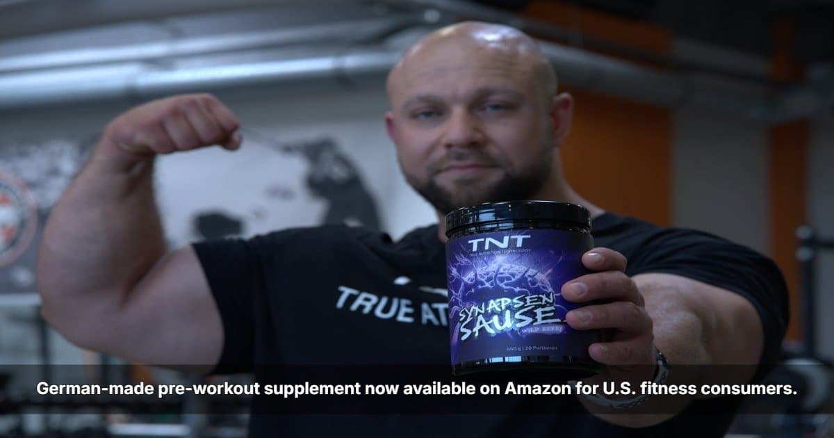 TNT destaca el pre-entreno Synapsensause para energía, enfoque e intensidad de entrenamiento