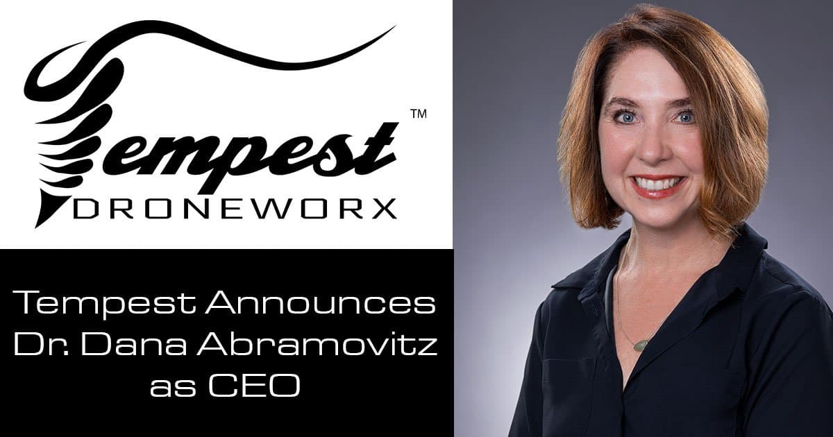 Tempest Droneworx nombra CEO a la Dra. Dana Abramovitz mientras la empresa transita hacia la comercialización