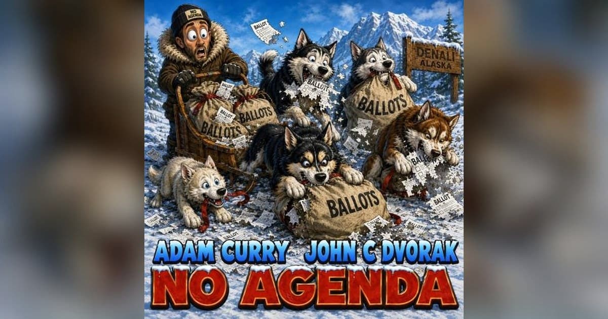 El episodio 1876 del No Agenda Show analiza el alto el fuego de Trump con Irán, la OPI de SpaceX y la carrera por la alcaldía de Los Ángeles