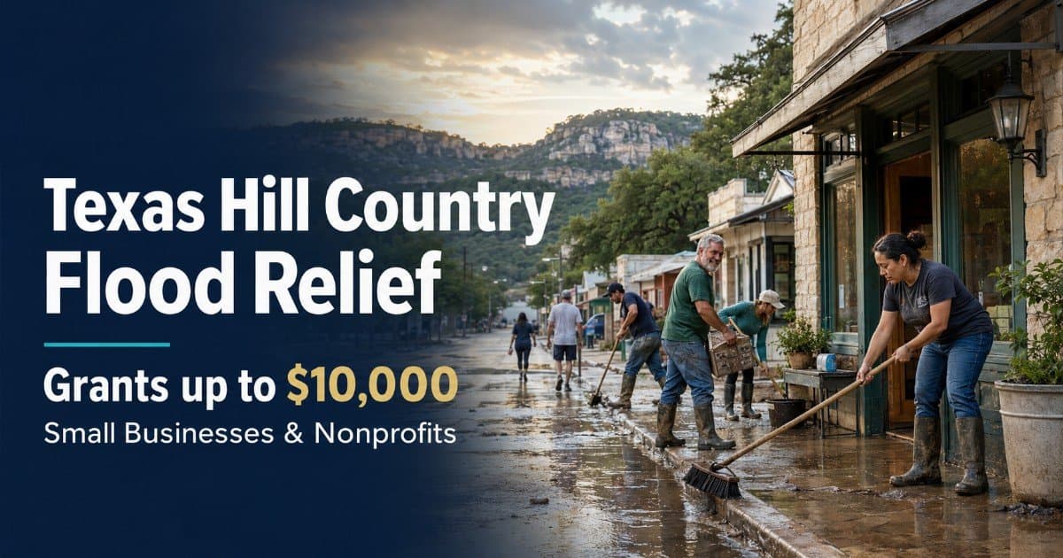 LiftFund lanza programa de subvenciones de $10,000 para pequeños negocios de Texas Hill Country afectados por las inundaciones de julio de 2026