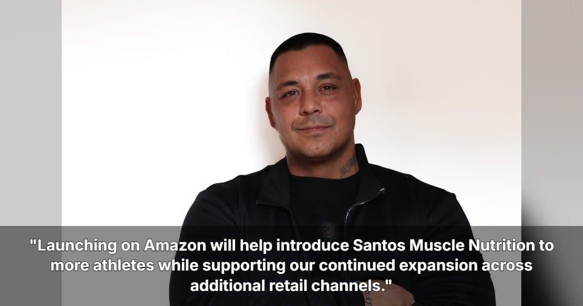 Santos Muscle Nutrition planea lanzamiento en Amazon en Estados Unidos