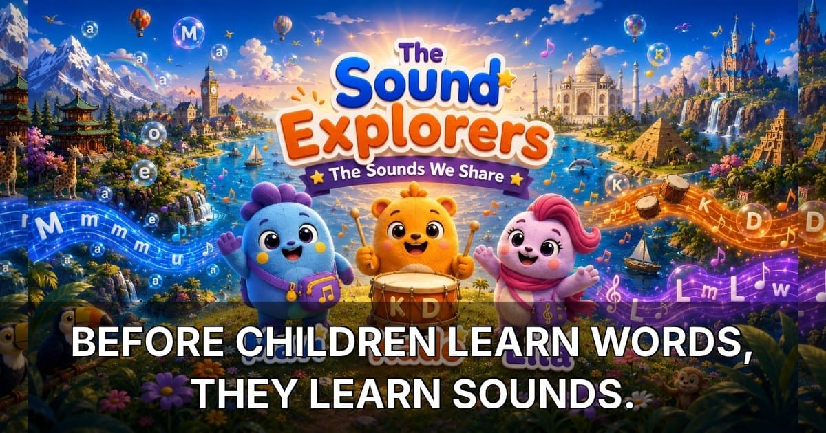 El proyecto "Los Sonidos que Compartimos" lanza un canal musical sin palabras para niños, derribando barreras idiomáticas