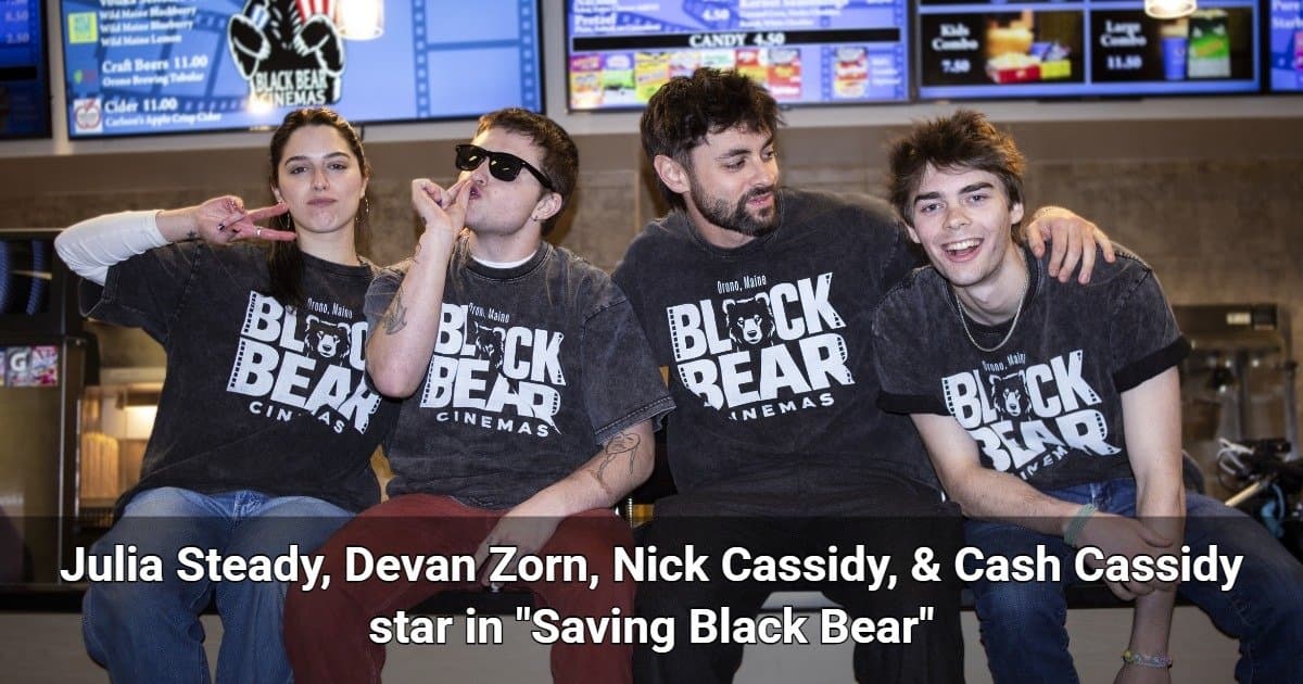 Los hermanos Cassidy llevan 'Saving Black Bear' a los cines de Maine, defendiendo el cine independiente