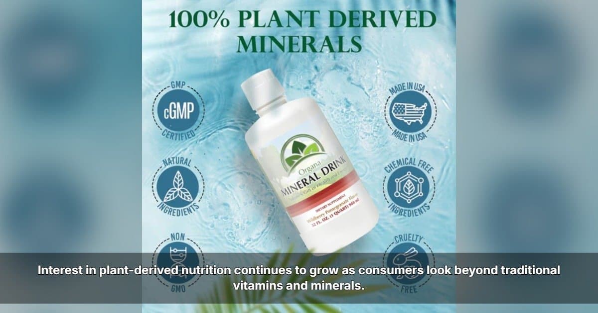 El interés del consumidor en la nutrición de origen vegetal impulsa la atención hacia los minerales fúlvicos, según ORGANA International
