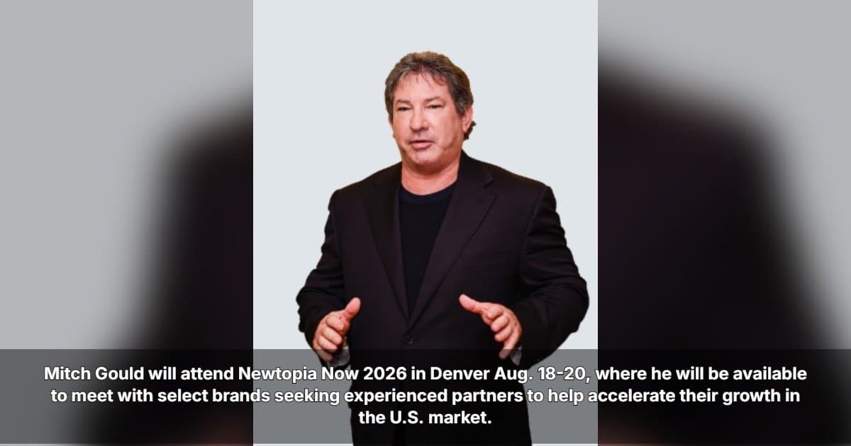 Mitch Gould de NPI buscará marcas emergentes en Newtopia Now 2026