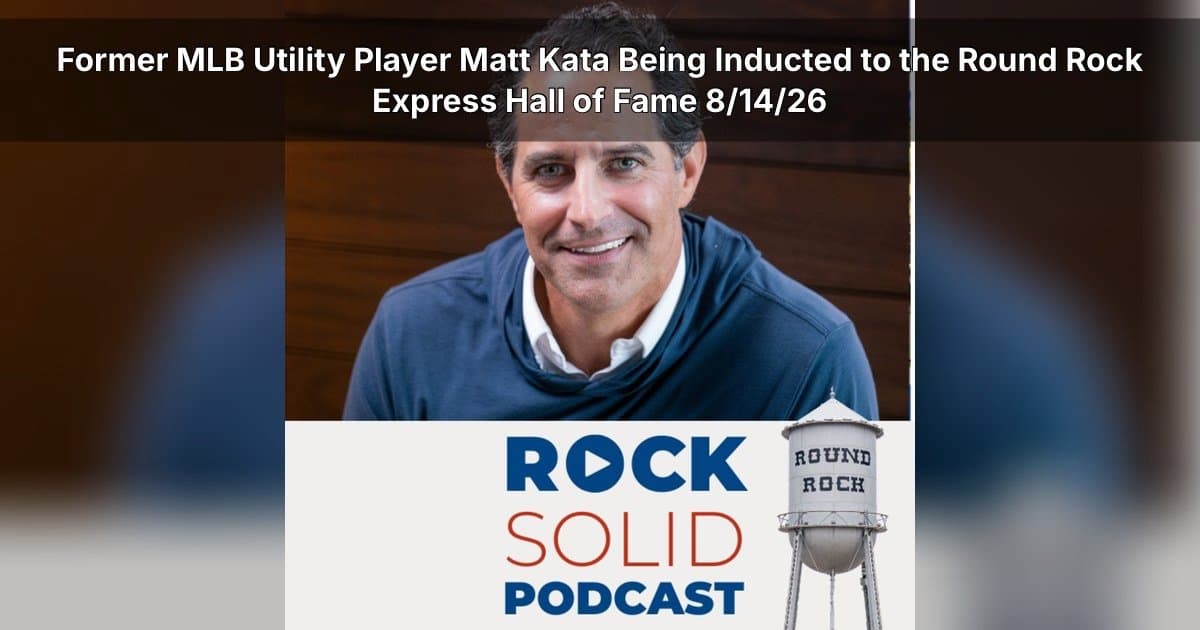 El exjugador utilitario de MLB Matt Kata habla sobre versatilidad, resiliencia mental y filosofía de entrenamiento en el podcast Rock Solid