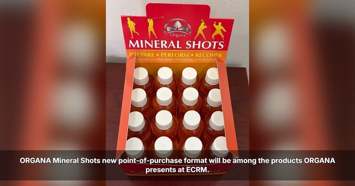 ORGANA International Presentará sus Nuevos Mineral Shots en la Sesión de ECRM