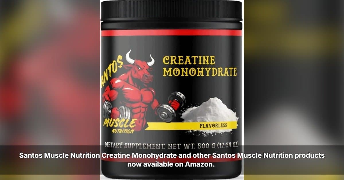 Santos Muscle Nutrition Expande su Presencia en EE. UU. con el Lanzamiento en Amazon