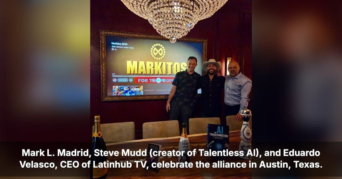 Mark L. Madrid se asocia con Latinhub TV para lanzar 'Markitos' impulsado por IA