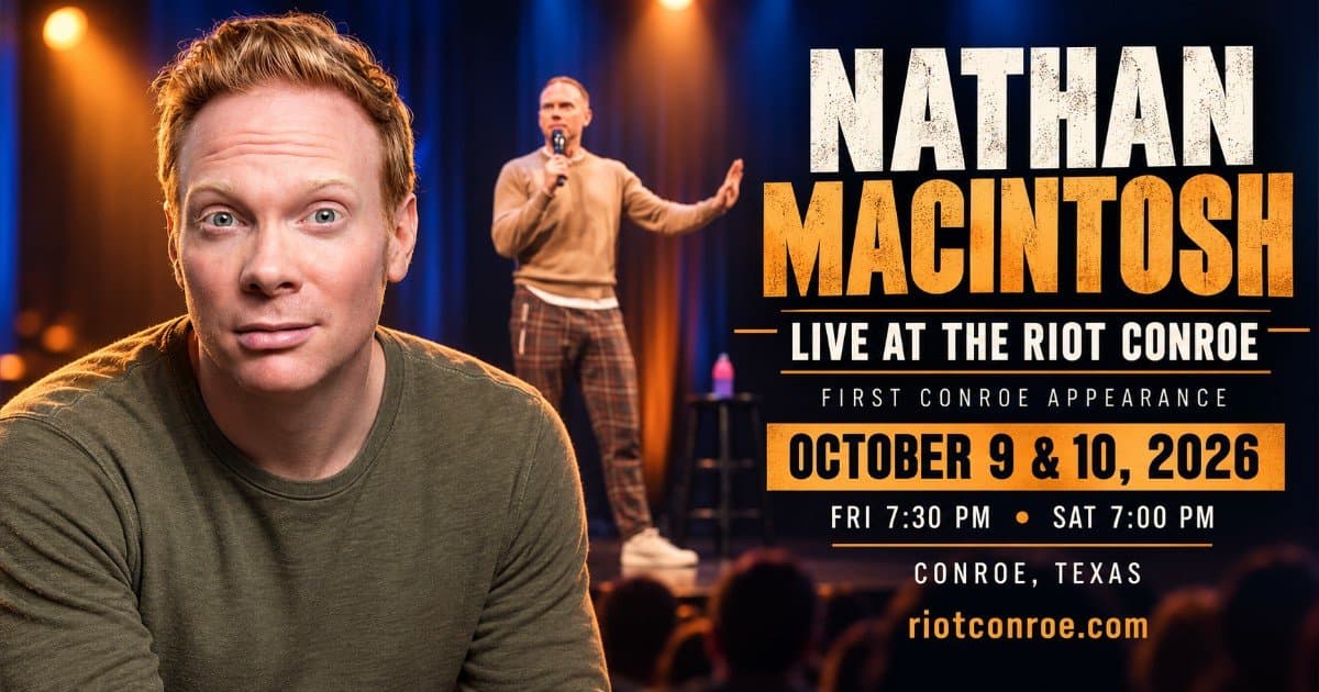 Nathan Macintosh hará su debut en Texas en The Riot Conroe
