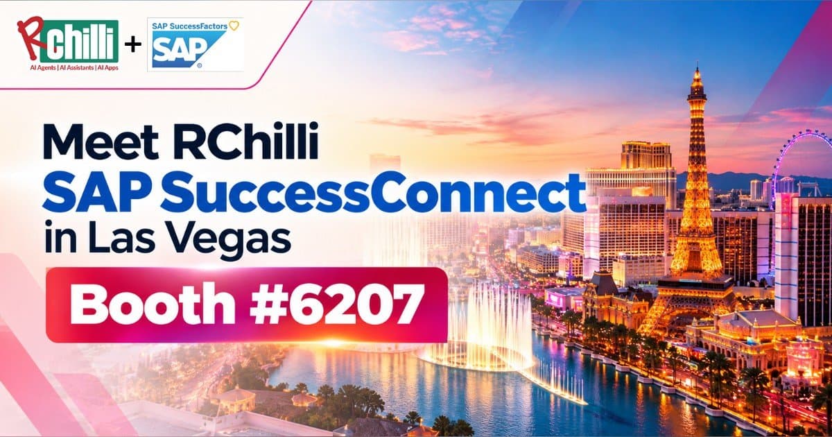 RChilli mostrará a los líderes de RR. HH. el costo de los datos de candidatos poco confiables en SAP SuccessConnect Las Vegas