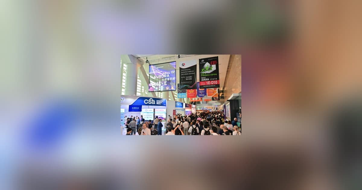 Las Ferias Gemelas de Iluminación de Hong Kong destacarán soluciones de iluminación inteligentes y sostenibles