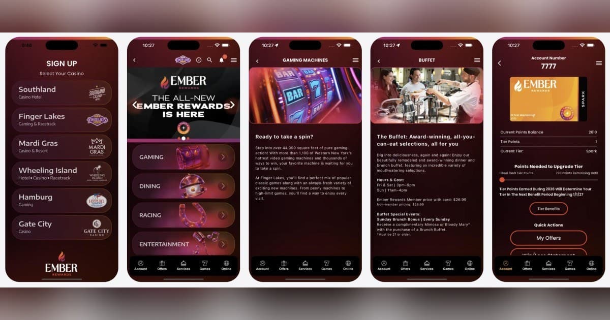 IVOREE despliega una plataforma móvil unificada en seis propiedades de Ember Entertainment