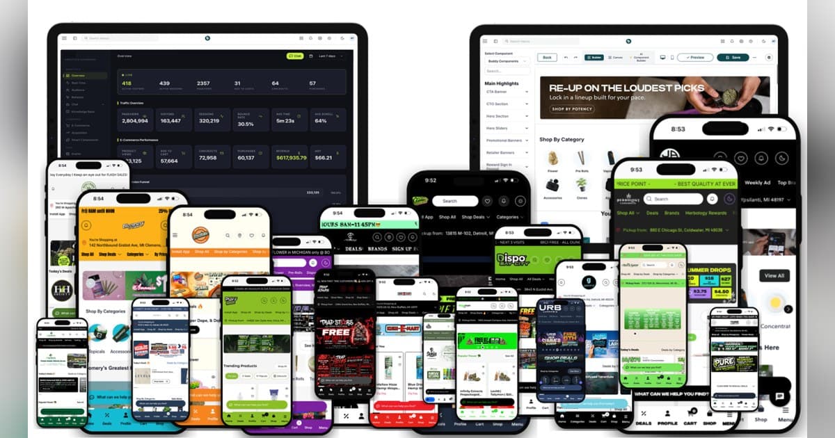 La plataforma de comercio electrónico de cannabis Buddy alcanza las 300 tiendas y extiende POSaBIT Pay al pago en línea
