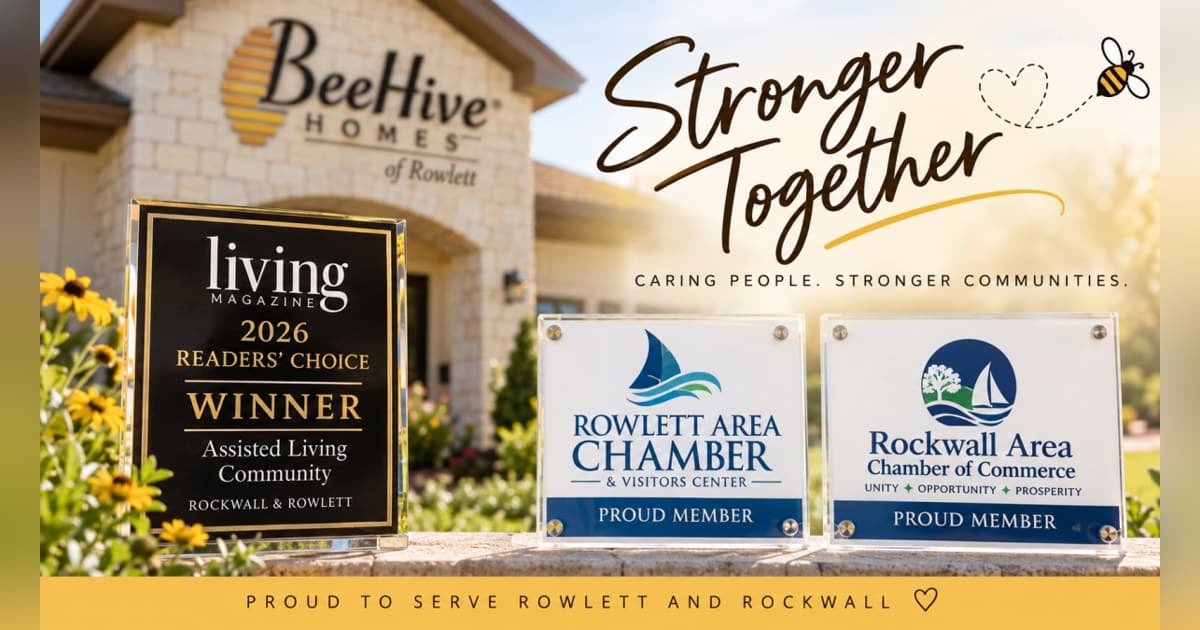 BeeHive Homes of Rowlett gana el premio Readers' Choice de Living Magazine a la mejor comunidad de vida asistida