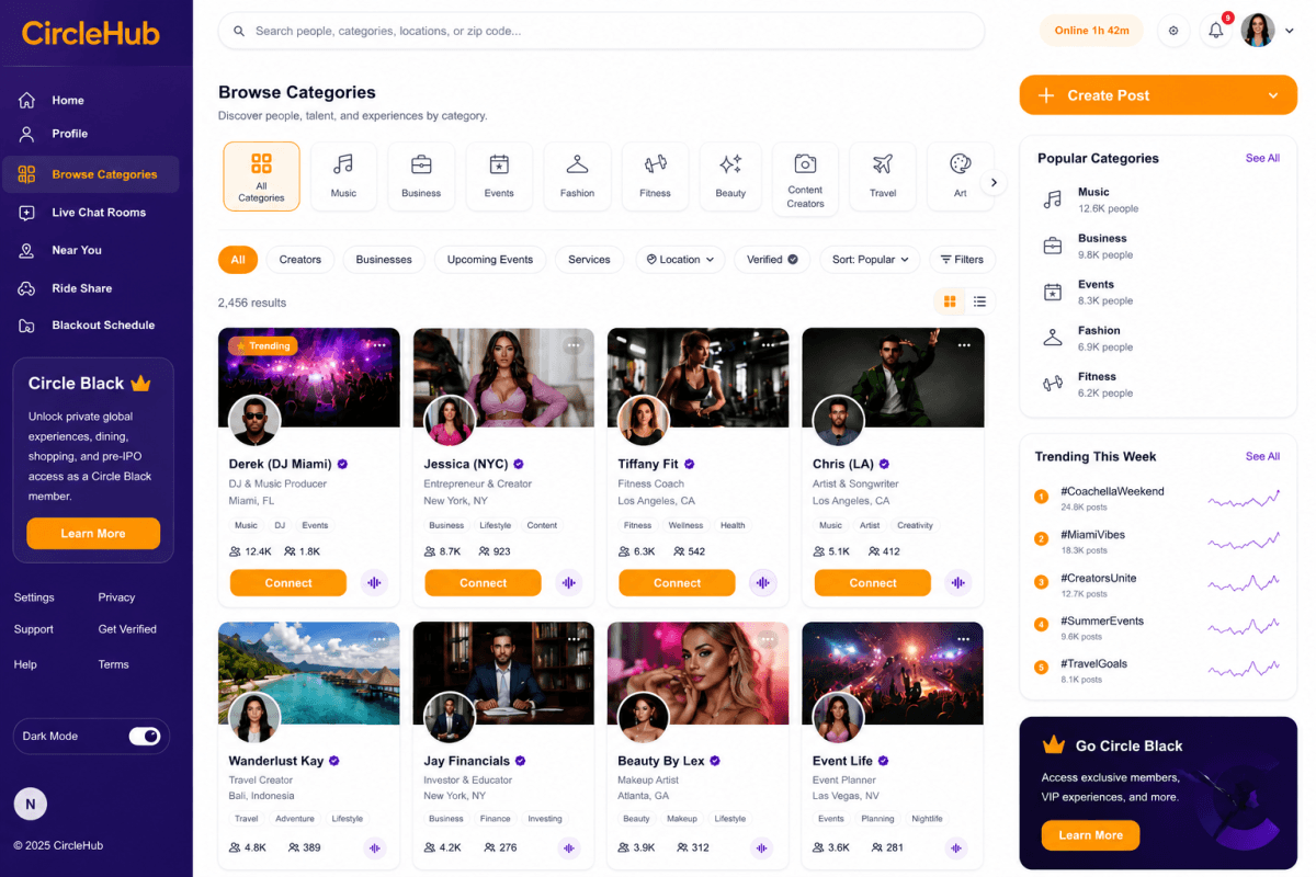 CircleHub lanza su Motor de Descubrimiento para conectar estudiantes con creadores y marcas