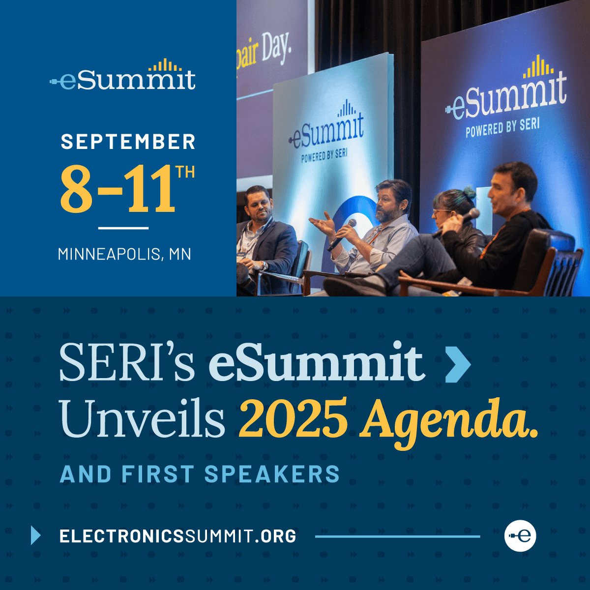 Se anuncia la agenda y los ponentes del eSummit 2025 de SERI para fomentar la economía circular en electrónica