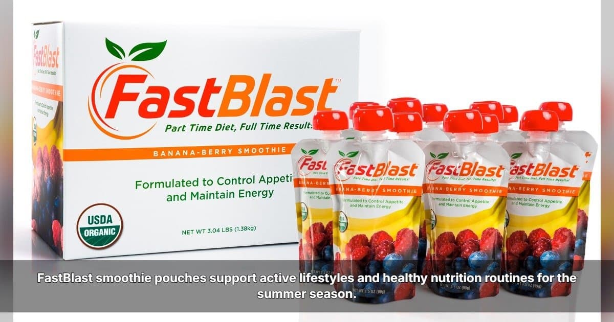 FastBlast promueve la nutrición basada en plantas para el bienestar en primavera y verano