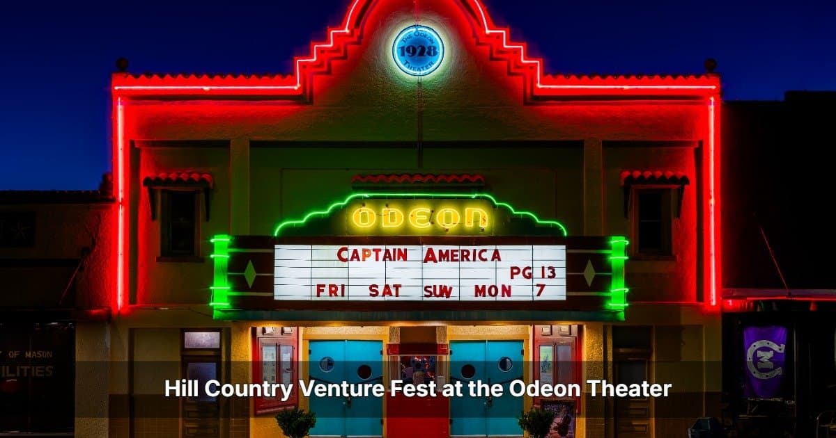 Hill Country Venture Fest organizará Noche de Presentación Estudiantil en el histórico Teatro Odeon